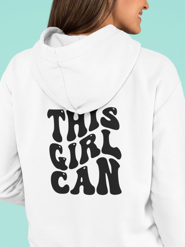 This Girl Can Inspirerende Hoodie
