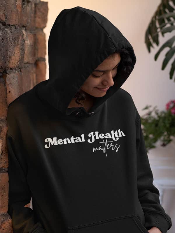 Mental Health Matters hoodie zwart online kopen