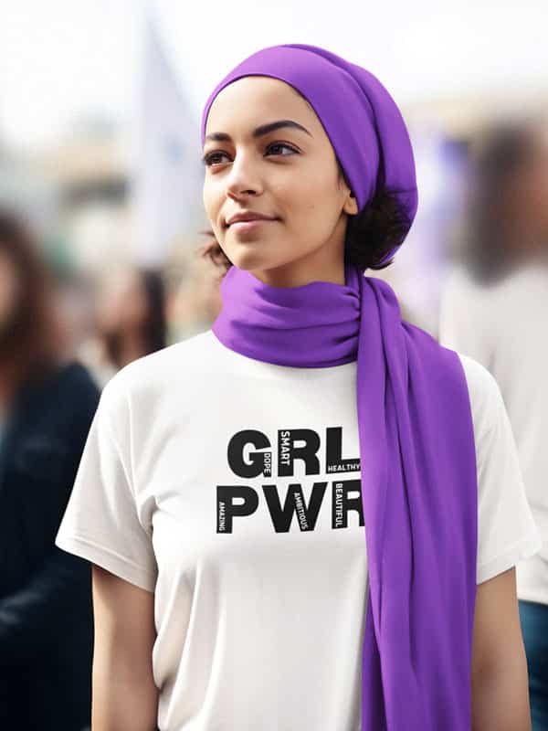 Girl Power t shirt inspirerend